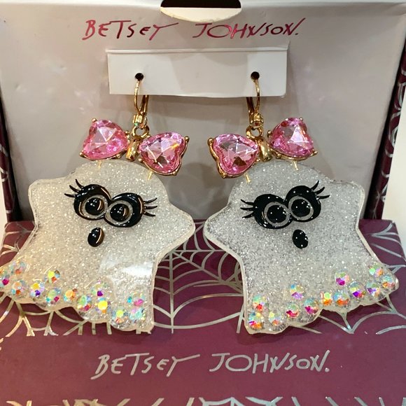 Betsey Johnson Jewelry - Betsey Johnson Ghostie Dangle Earrings NEW -in box